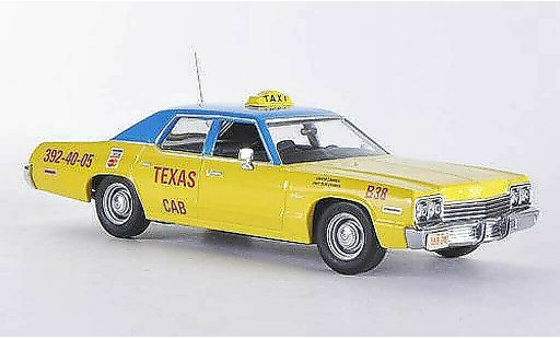 Dodge Monaco 1974 1/43 Minichamps Texas Cab - Taxi modelauto