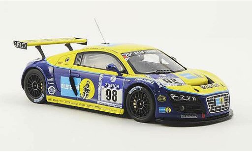Audi R8 lms 1/43 Minichamps No.98 Bilstein Phonix Racing stuk/Biela/Pirro/Fassler 24h Nurburgring 2009 modelauto