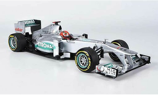 Mercedes F 2009 1/18 Minichamps AMG Team No.7 Petronas M.Schumacher Showcar 2012 modelauto