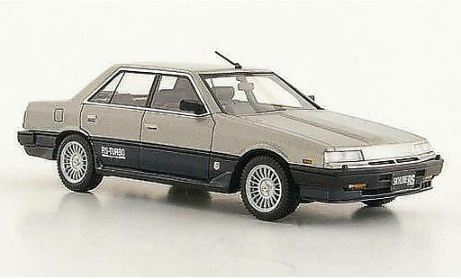 Nissan Skyline 2000 1/43 Hi Story Sedan Turbo -X grijs grijs/blauw RHD 1984 modelauto