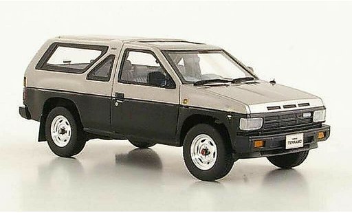 Nissan Terrano Base 1/43 Hi Story (R3M) grijs grijs/zwart 3-portes RHD 1986 modelauto