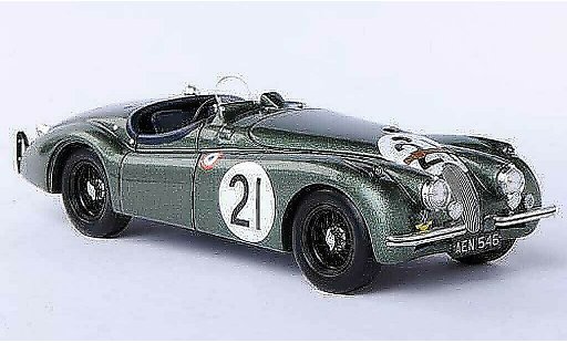 Jaguar XK 120 1/43 Spark No.21 R.Lawrie / I.Waller 24h Le Mans 1951 modelauto