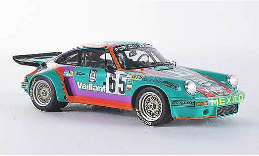 Porsche 911 RSR 1/43 Spark Carrera No.65 Vaillant 24th Le Mans 1975 C.Bolanos/A.Contreras/BILLY modelauto