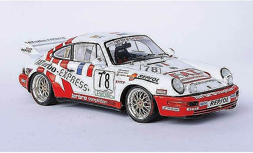 Porsche 911 Carrera 1/43 Spark 964 R No.78 F.A.T. J.Leconte / P.de Thoisy / J.Pareja 24h Le Mans 1 modelauto