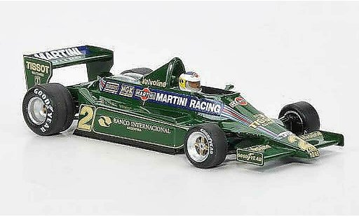 Lotus F1 1979 1/43 Spark 79 No.2 Martini Racing C.Reutemann GP Zilverinien modelauto