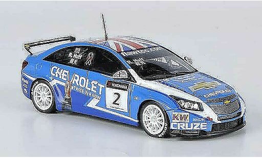 Chevrolet Cruze course 1/43 Spark 2011 1.6T No.2 RHuff WTCC GP Macau modelauto
