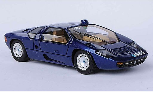 Isdera Imperator 108i 1/43 Spark 108i blauw 1984 modelauto