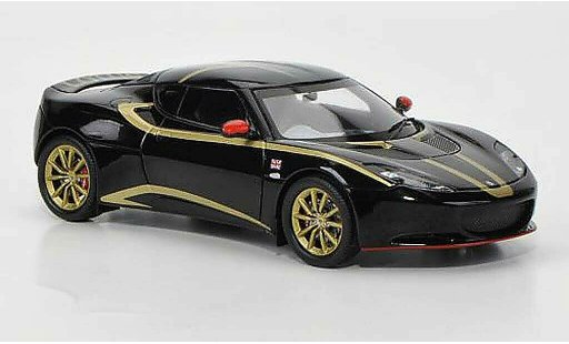 Lotus Evora S 1/43 Spark Special Edition zwart/gold RHD 2011 modelauto