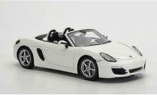 Porsche 718 S 1/43 Spark (981) wit 2012 modelauto