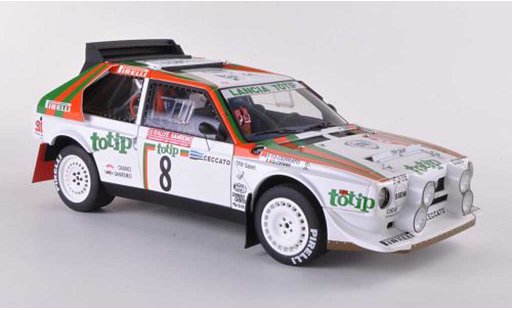Lancia Delta S4 1/18 Autoart No.8 Rally Sanremo 1986 Cerrato/Cerri modelauto