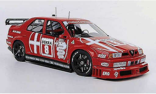 Alfa Romeo 155 2.5 v6 1/18 Autoart TI No.8 Alfa Corse N.Larini DTM Zolder 1993 modelauto