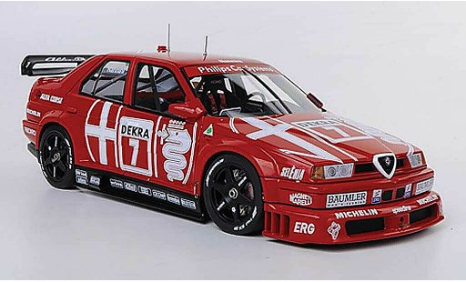 Alfa Romeo 155 2.5 v6 1/18 Autoart TI No.7 Alfa Corse A.Nannini DTM Hockenheim 1993 modelauto
