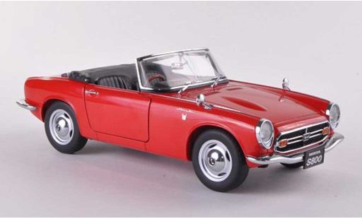 Honda S800 Roadster 1/18 Autoart rood 1966 modelauto