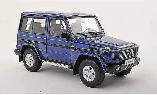 Mercedes Classe G SWB 1/18 Autoart zwart-blauw 1998 modelauto