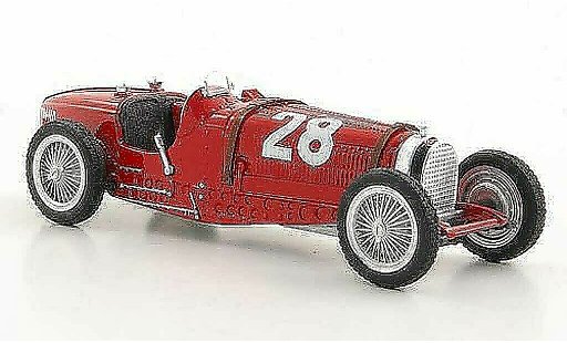 Bugatti Type 59 grand prix 1/18 Brumm No.28 T.Nuvolari GP Monaco 1934 modelauto