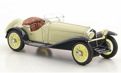 Alfa Romeo 2300 berlina 1/43 Brumm beige/blauw modelauto