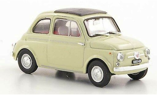Fiat 500 D 1/43 Brumm beige 1960 modelauto