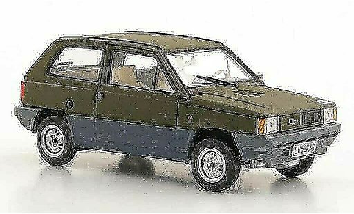 Fiat Panda 45 1/43 Brumm italienisches Militar olijfgroengroen 1980 modelauto