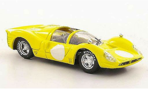 Ferrari 330 P4 1/43 Brumm Spyder geel 35a Borsa Scambio - Verona 2002 modelauto