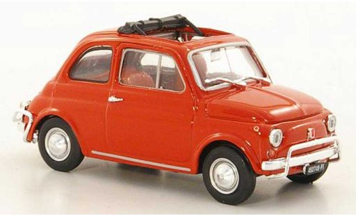 Fiat 500 L 1/43 Brumm rood 1968 modelauto