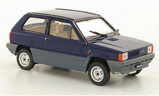 Fiat Panda 30 1/43 Brumm blauw 1980 modelauto