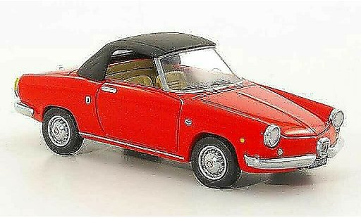 Abarth 850 Spyder 1/43 Lux B Riviera rood/zwart 1959 modelauto