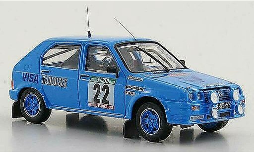 Citroen Visa Chrono 1/43 Mini Partes Gr.B No.22 F.Romaozinho / P.Almeida Rally Portugal 1983 modelauto
