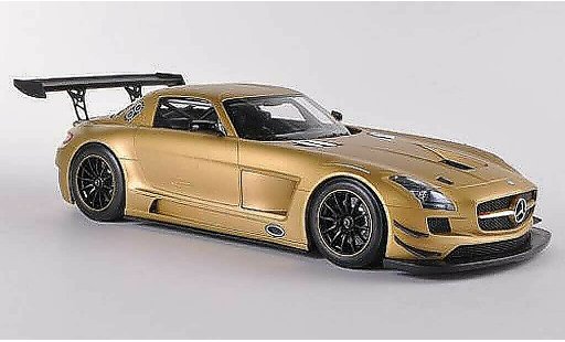 Mercedes SLS GT3 1/18 Minichamps AMG matgold Plain Body Version 2011 modelauto
