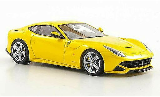 Ferrari F12 Berlinetta 1/43 Look Smart 2 Sedan geel Autosalon Genf 2012 modelauto