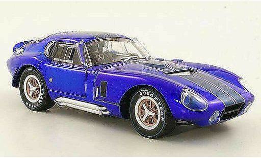 Shelby Daytona Coupe Base 1/18 Shelby Collectibles Coupeblauw/blauw 1965 modelauto