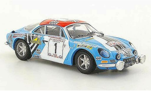 Alpine A110 1800s groupe 5 1/43 Trofeu No.1 J.P.Nicolas / M.Vial Tour de Corse 1973 modelauto