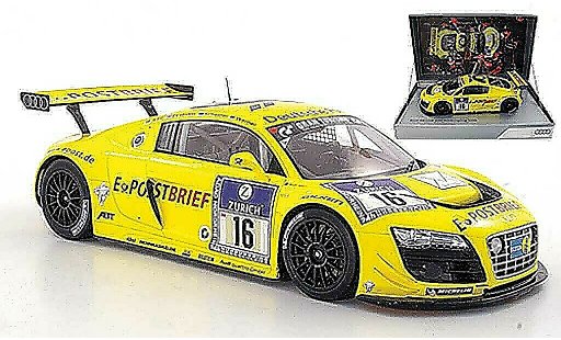 Audi R8 lms 1/18 Spark No.16 Deutsche Post Abt / Ekstrom / Scheider / Werner ADAC 24h Nurburgring 2011 modelauto