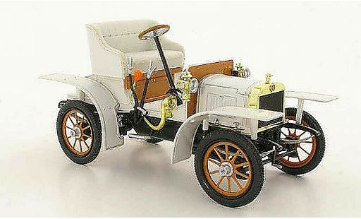 Laurin Klement Voiturette Base 1/18 Abrex Laurin-Klement grijs-wit 1905 modelauto