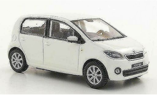 Skoda Citigo 5 portes 1/43 Abrex wit 5- 2012 modelauto