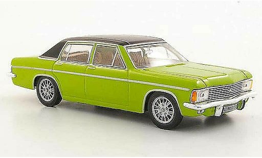 Opel Admiral B 1/43 Hachette groen/zwart (ohne Magazin) 1969 modelauto