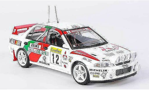 Mitsubishi Lancer Evolution II 1/43 HPI No.12 A.Aghini / S.Farnocchia Rally Monte Carlo 1995 modelauto