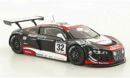 Audi R8 lms 1/43 Spark No.32 Belgian Club Albuquerque / Longin / Ortelli 24h Spa 2011 modelauto