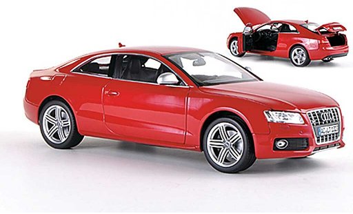 Audi S5 coupe 1/18 Norev rood 2009 modelauto