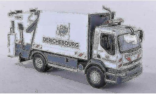 Renault Premium Base 1/43 Norev Mullwagen Derichebourg 2006 modelauto
