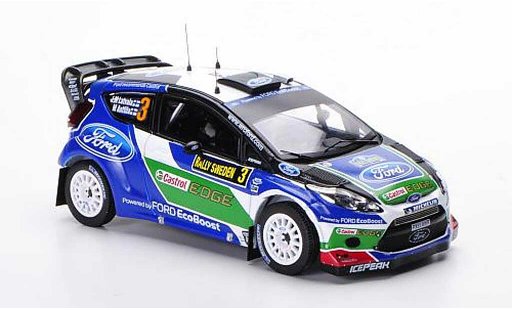 Ford Fiesta WRC 1/43 IXO No.3 J.M.Latvala / M.Antilla Rally Zweden 2012 modelauto
