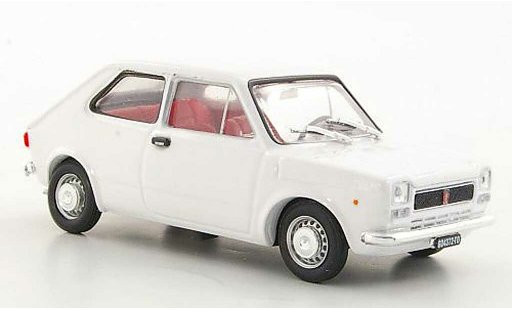 Fiat 127 Berlina 1/43 Brumm wit 1971 modelauto