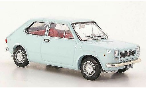 Fiat 127 Berlina 1/43 Brumm blauw 1971 modelauto