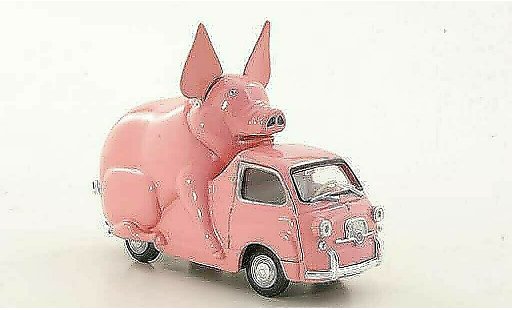 Fiat 600 Multipla 1/43 Brumm D Schwein Spardose modelauto