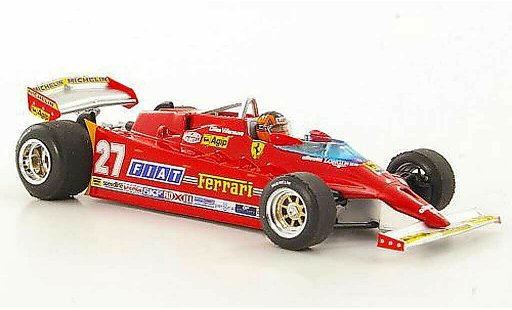 Ferrari 126 CK 1/43 Brumm Turbo No.27 G.Villeneuve GP USA West modelauto