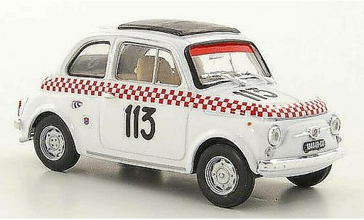 Fiat 500 L 1/43 Brumm Giannini TV No.113 Scuderia deLario B.Dosi Trofeo VaCamonica 1969 modelauto