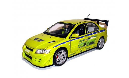 Mitsubishi Lancer Evolution VII 1/18 Ertl Fast and furious modelauto