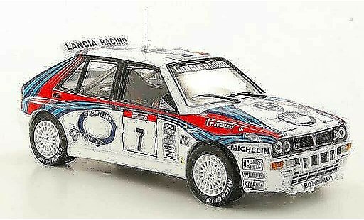 Lancia Delta HF Integrale 1/43 Hachette No.7 P.Bugalski / D.Giraudet Tour de Corse 1992 modelauto