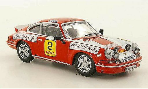Porsche 911 Carrera 1/43 Hachette 930 911 No.2 M.Etchebers / M.C.Etchebers Rally 2000 Virajes 1974 modelauto
