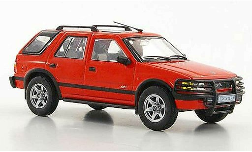 Opel Frontera A 1/43 Hachette rood (ohne Magazin) 1991 modelauto