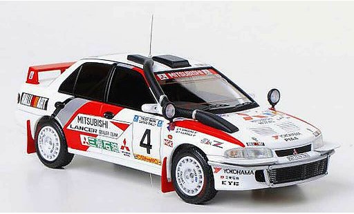 Mitsubishi Lancer Evolution II 1/43 HPI No.4 RalliArt P.Kuukkala / K.Shinozuka Safari Rally 1994 modelauto
